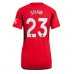 Manchester United Luke Shaw #23 Dámské Domácí Dres 2023-24 Krátkým Rukávem
